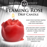 Flaming Rose, bougie goutte à goutte rouge – Image 6