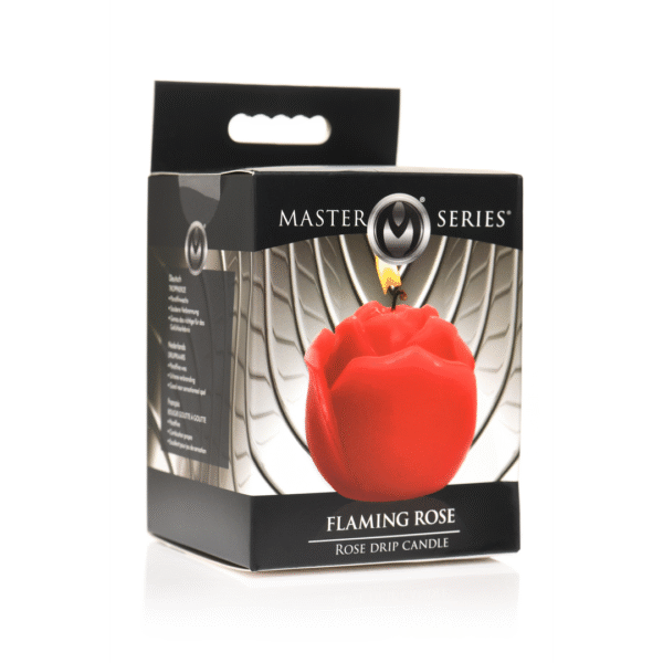 Flaming Rose, bougie goutte à goutte rouge