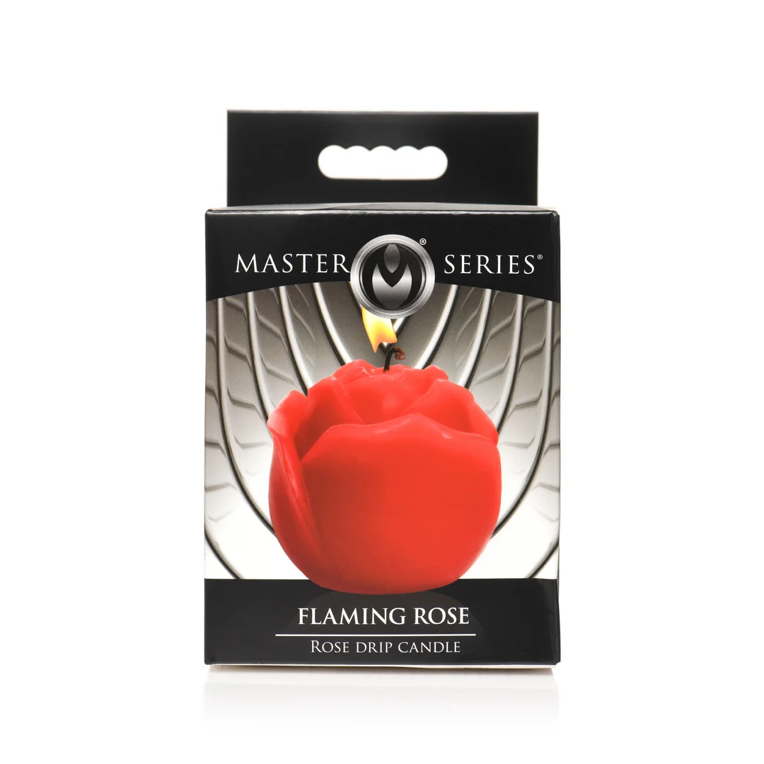Flaming Rose, bougie goutte à goutte rouge – Image 2