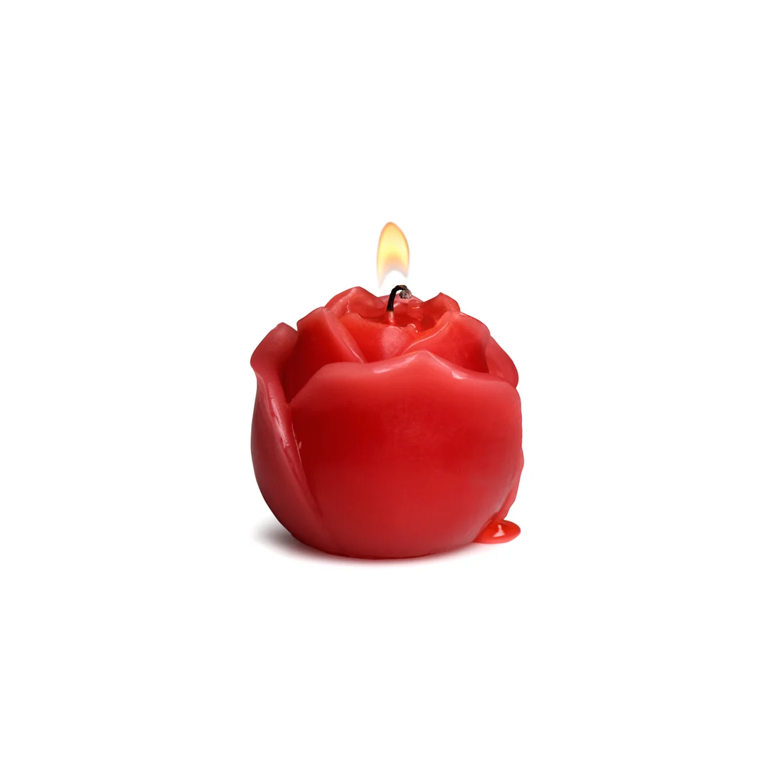 Flaming Rose, bougie goutte à goutte rouge – Image 4