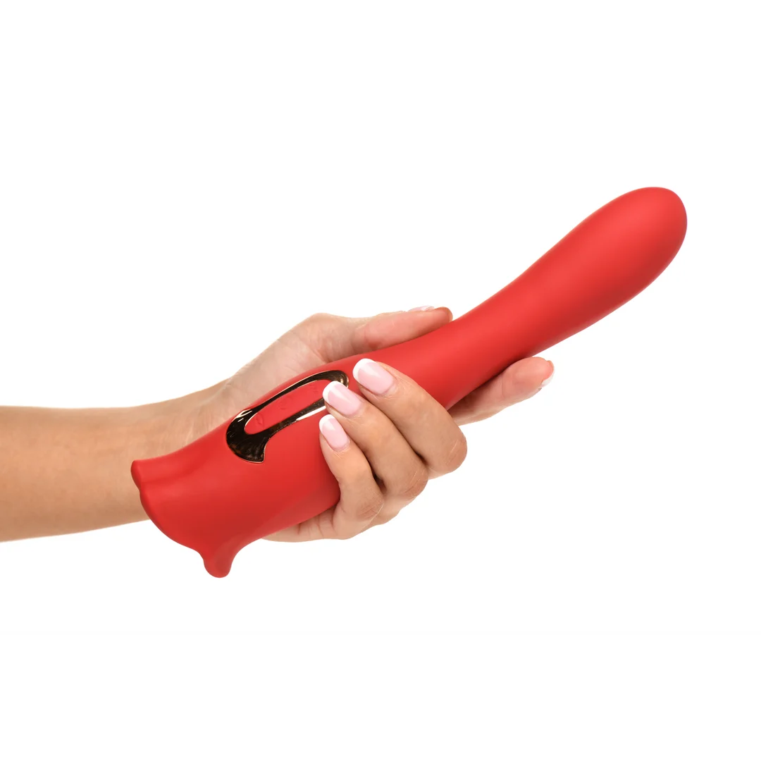 Vibromasseur double face XR Brands Kiss and Tell Pro – Image 6