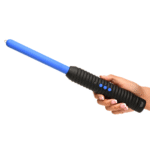 Baguette d’électrostimulation BDSM avec une prise en main ferme – Shock Rod – baguette électro stimulante – bleue – Image 5