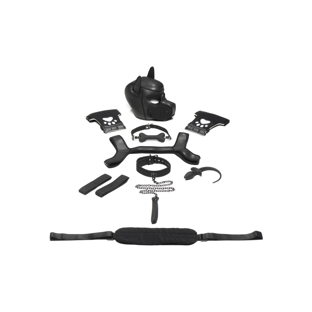 Kit chiot en néoprène noir XR Brands – Image 3