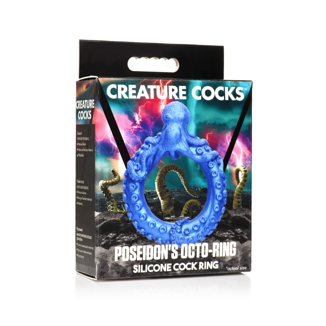 Anneau pénien en silicone Poseidon's Octo Ring – Image 1