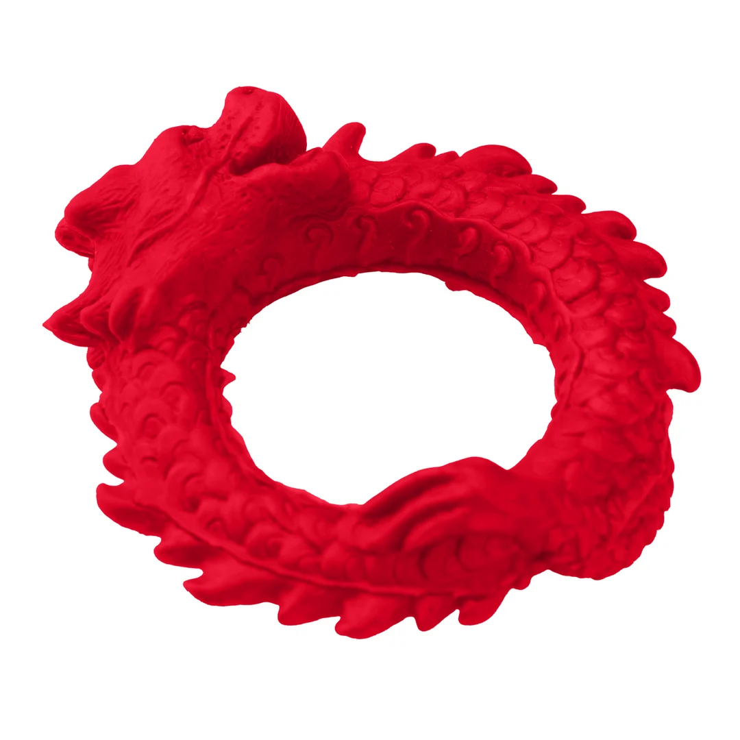 Anneau pénien rouge en silicone Rise of the Dragon – Image 3