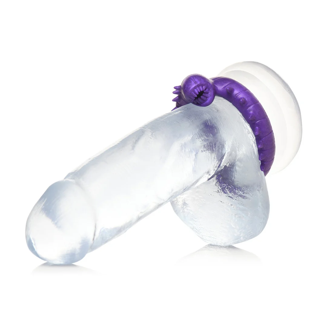 Anneau pénien en silicone Slitherine violet – Image 6