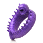 Anneau pénien en silicone Slitherine violet – Image 4