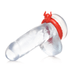 Anneau pénien en silicone XR Brands Beast Mode rouge – Image 6