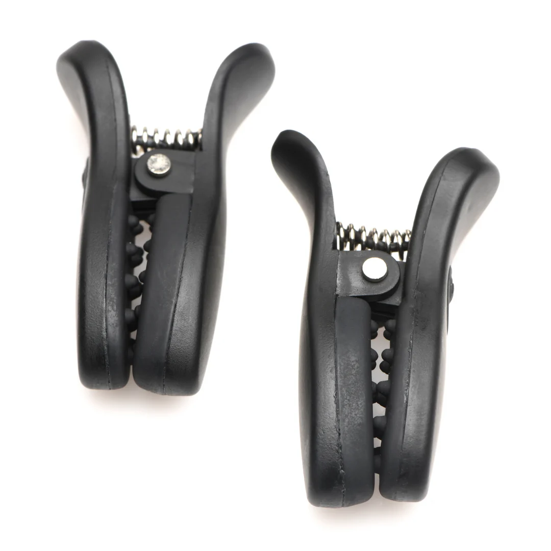 Pinces à tétons vibrantes XR Brands Dark Grip – Image 3