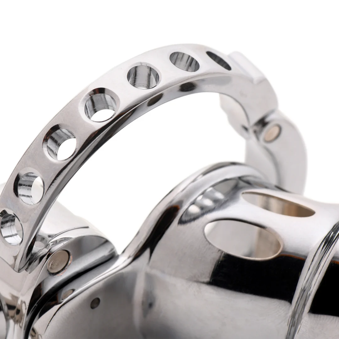 Cage de chasteté à anneau réglable – Snap On Chastity Cage – Image 5