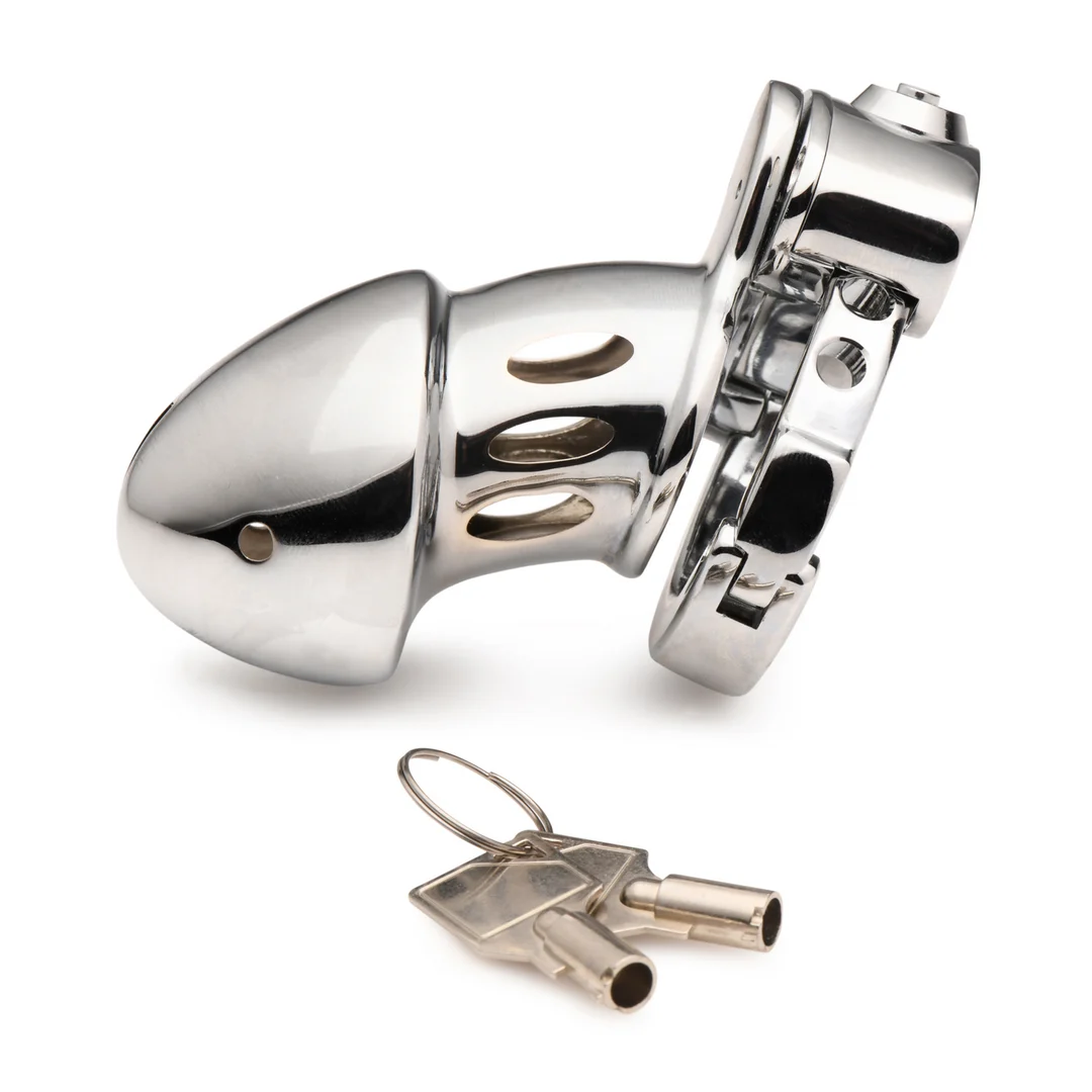 Cage de chasteté à anneau réglable – Snap On Chastity Cage – Image 3
