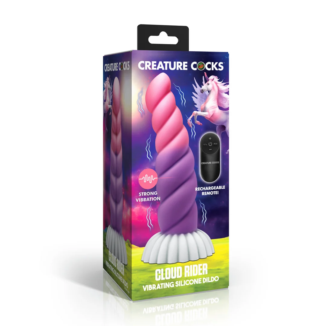 Gode vibrant licorne Cloud Rider – Image 1