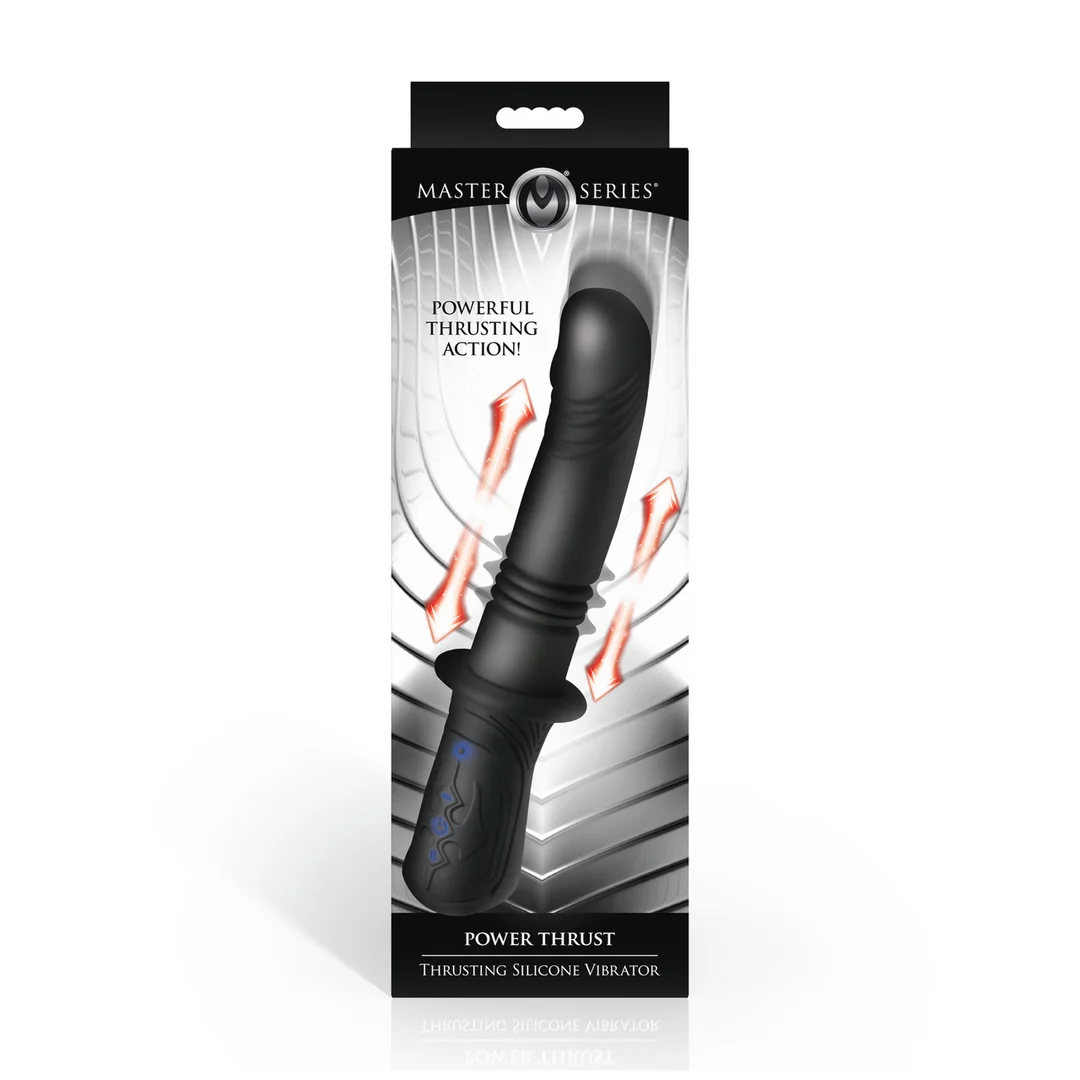 Vibromasseur à va et vient en silicone Power Thrust de XR Brands – Image 2