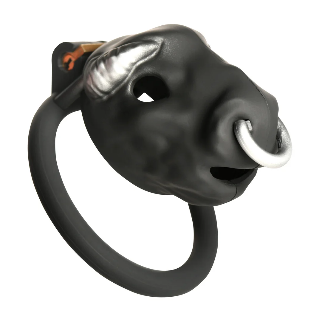 Bull cage de chasteté noire – Image 4