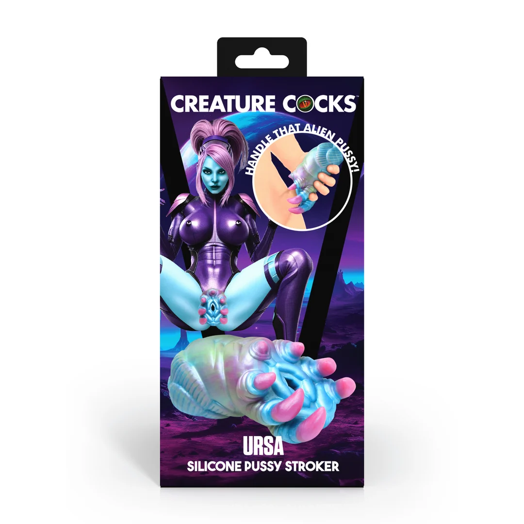 Stroker en silicone Ursa bleu et violet – Image 2