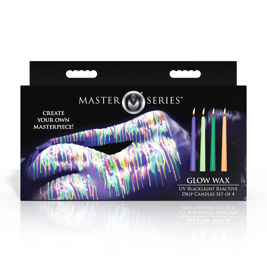 Bougies à gouttes UV Glow Wax, lot de 4 – Image 2