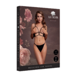 Soutien gorge triangle en dentelle avec bonnets ouverts – Le Desir