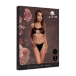 Lingerie séduisante avec ouverture et doubles lanières dans le dos – Le Desir