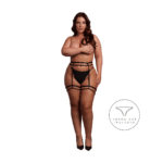 Ensemble porte jarretelles à doubles bretelles pour une allure sexy et pulpeuse – Le Desir – Image 6