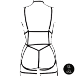 Body pour silhouette pulpeuse à bonnets ouverts et porte jarretelles, pour des courbes séduisantes – LIN – Image 5
