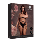 Body pour silhouette pulpeuse à bonnets ouverts et porte jarretelles, pour des courbes séduisantes – LIN