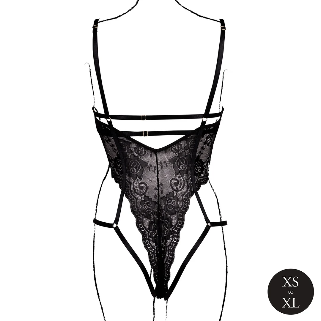 Body en dentelle à bonnets ouverts pour un look séduisant qui met les courbes en valeur, Le Desir – Image 11