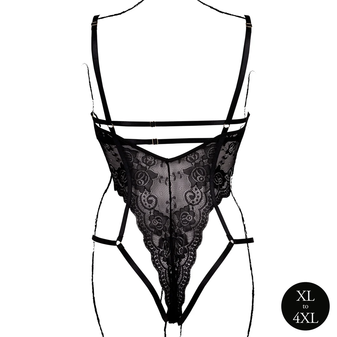 Body en dentelle à bonnets ouverts pour un look séduisant qui met les courbes en valeur, Le Desir – Image 5