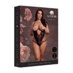 Body en dentelle à bonnets ouverts pour un look séduisant qui met les courbes en valeur, Le Desir