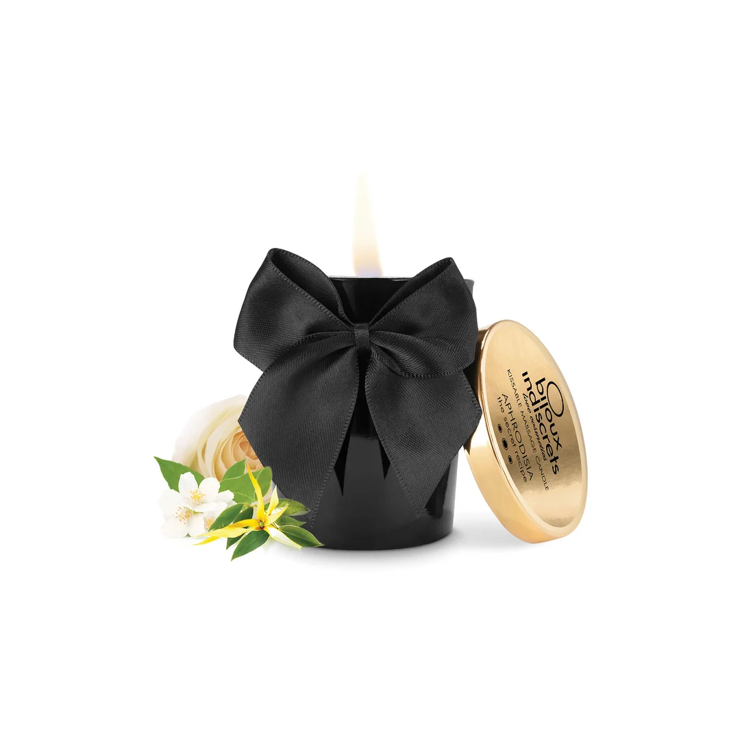 Bougie de massage Melt My Heart Aphrodisia (rose, ylang ylang, jasmin et épices orientales) | Bijoux Indiscrets | 70 g – Image 2