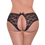Shorty ouvert en dentelle à dos fendu, pour une allure séduisante | Magic Silk