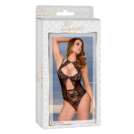 Body en dentelle avec découpe et encolure dos nu pour un look séduisant – Magic Silk