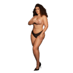 Culotte en dentelle à laçage dans le dos et entrejambe ouvert pour un look espiègle – Le Désir by Shots – Image 9