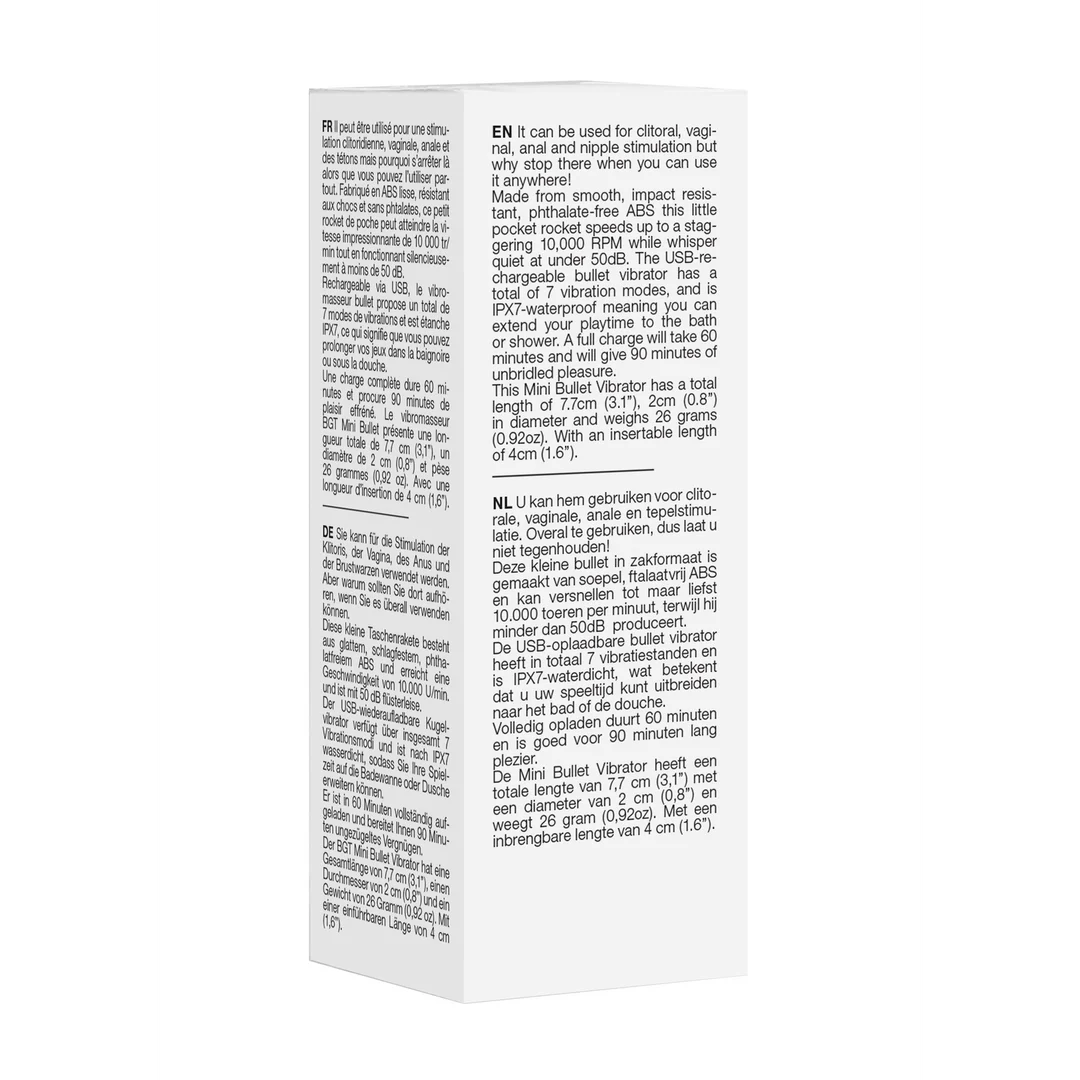 Mini vibromasseur rechargeable Be Good Tonight 10 Speed – Image 26