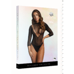 Body en résille à décolleté en V et manches courtes pour une silhouette sensuelle – Le Desir – Image 13