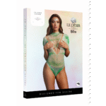 Body en résille à décolleté en V et manches courtes pour une silhouette sensuelle – Le Desir – Image 7