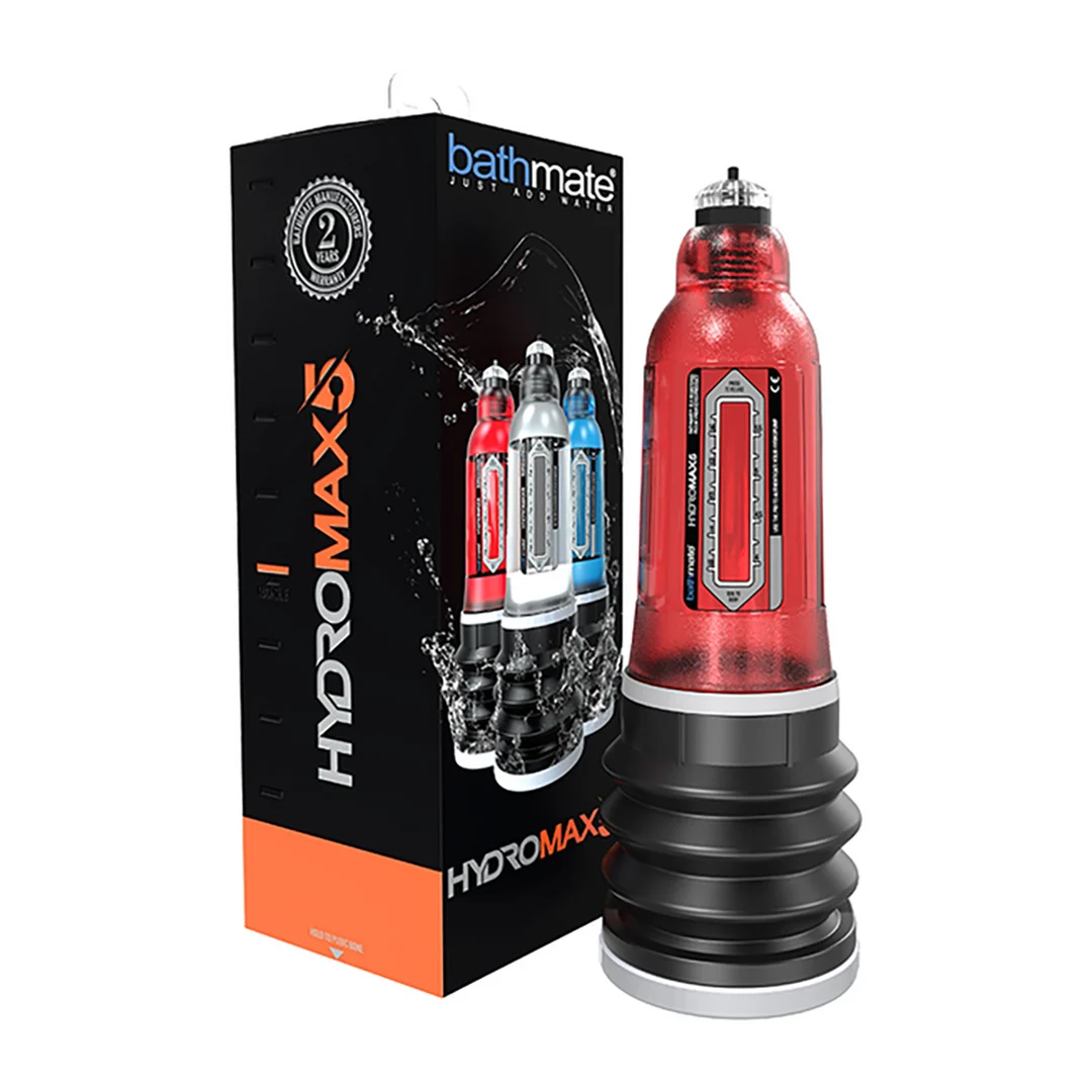 BM-HM5-BR-2 Pompe à pénis manuelle avec coussinets confort – HydroMax5 – Image 1