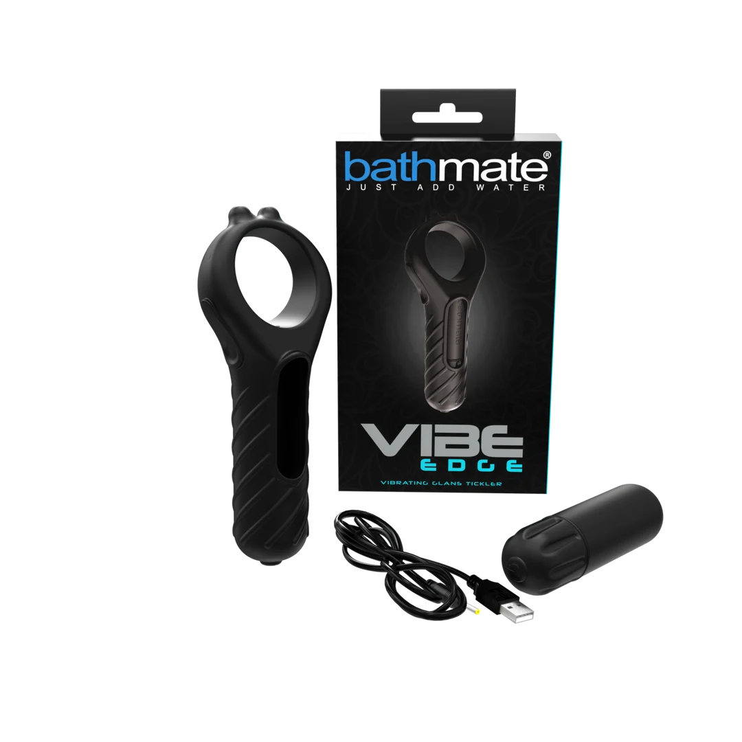 BM-V-VE-2 Anneau pénien vibrant avec 10 modes de vibration – Vibe Edge – Image 1