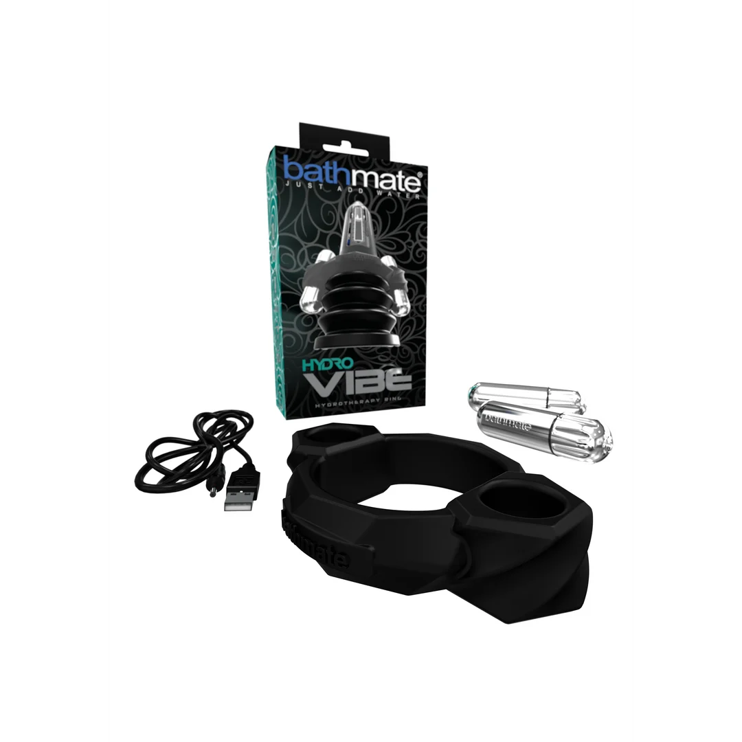 BM-VR-HV-2 Pompe à pénis à hydrovibration, noire – Image 1