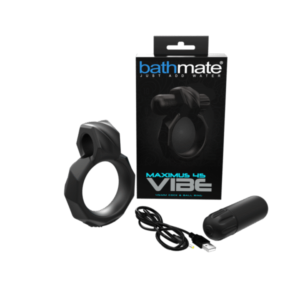 Bathmate Maximus 45 anneau pénien vibrant avec sangle testiculaire