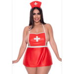 Robe Magic Silk Dress Up rouge et blanche – Image 12