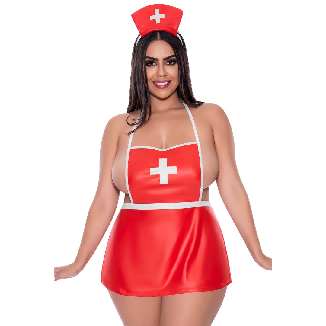 Robe Magic Silk Dress Up rouge et blanche – Image 12