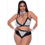 Ensemble de lingerie noir avec détails en dentelle pour une allure séduisante – Magic Silk – Image 10