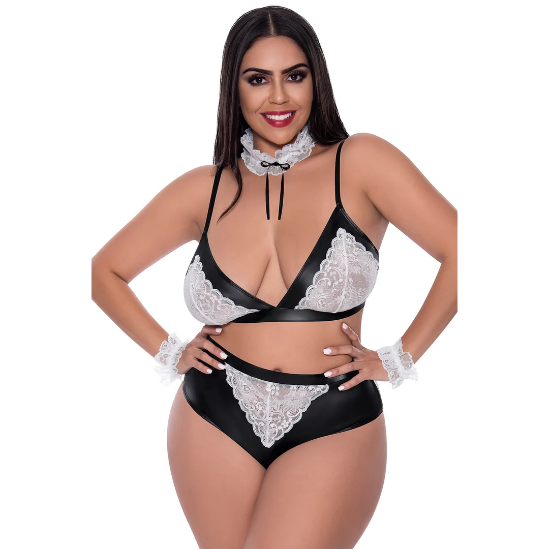 Ensemble de lingerie noir avec détails en dentelle pour une allure séduisante – Magic Silk – Image 10