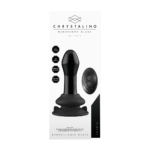 Vibromasseur en verre Chrystalino Pluggy avec ventouse – Image 2