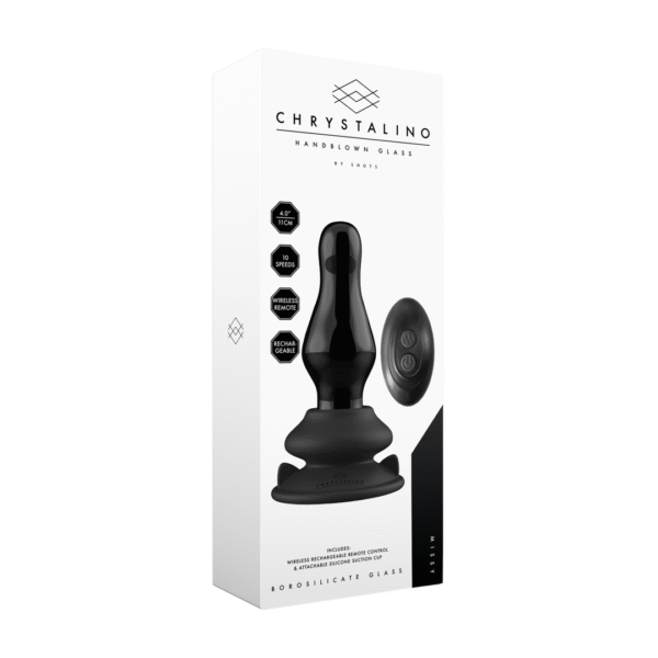 Vibromasseur en verre Missy avec ventouse