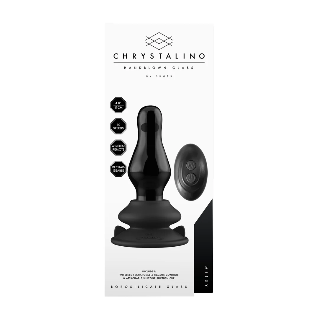 Vibromasseur en verre Missy avec ventouse – Image 2