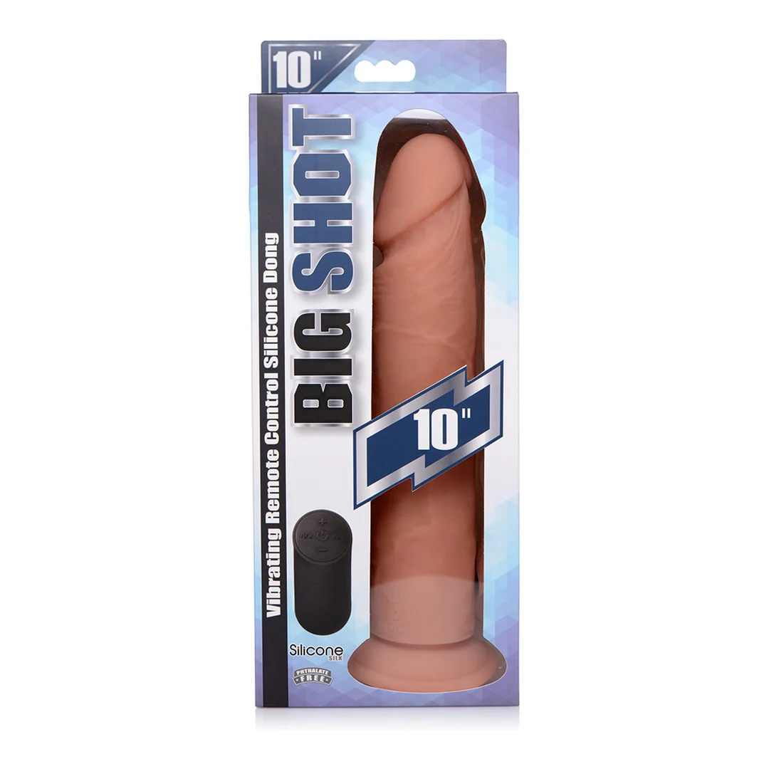 Dildo vibrant en silicone Curve Toys avec télécommande – Image 2