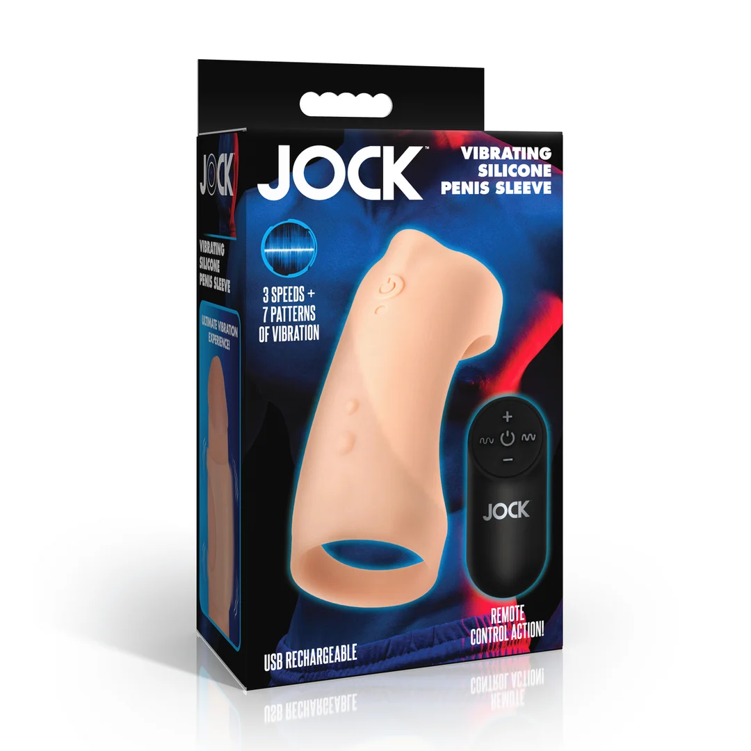 Gaine pénienne vibrante en silicone Curve Toys