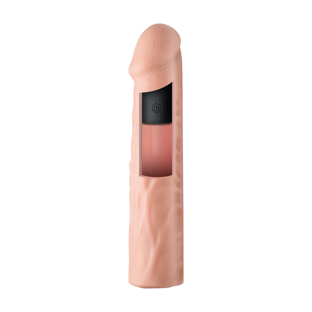 Gaine d’extension pénienne vibrante Curve Toys – Image 5