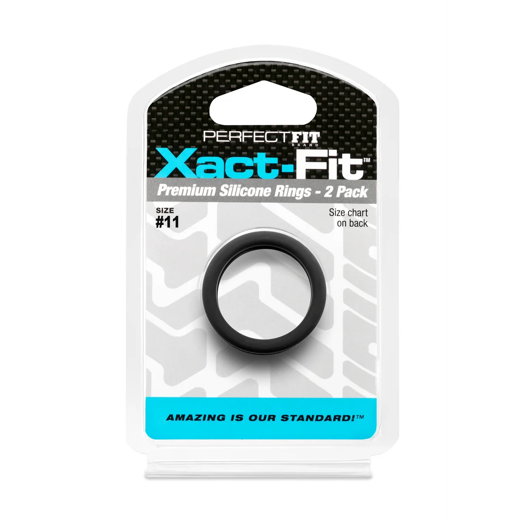 Anneaux péniens PerfectFitBrand Xact Fit taille 11, lot de 2 – Image 1
